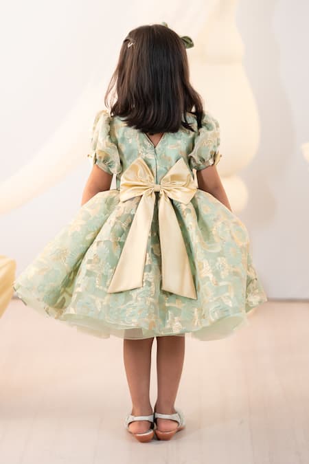 Ruchika Lath Label 3D Flower Hand Embroidered Dress 