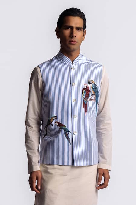 Balance by Rohit Bal Bird Print Bundi 