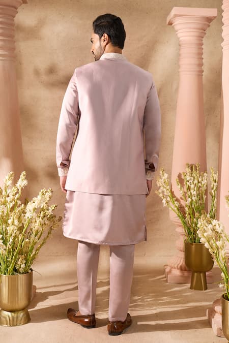 Arihant Rai Sinha Embroidered Nehru Jacket & Kurta Set 