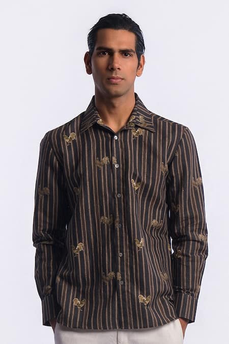 Balance by Rohit Bal Stripe Print Shirt 
