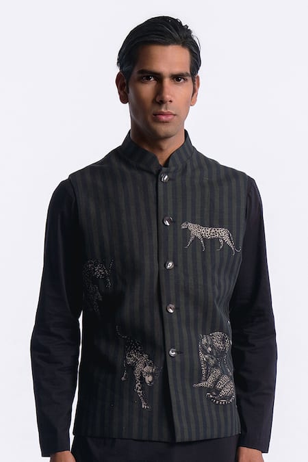 Balance by Rohit Bal Safari Print Bundi 