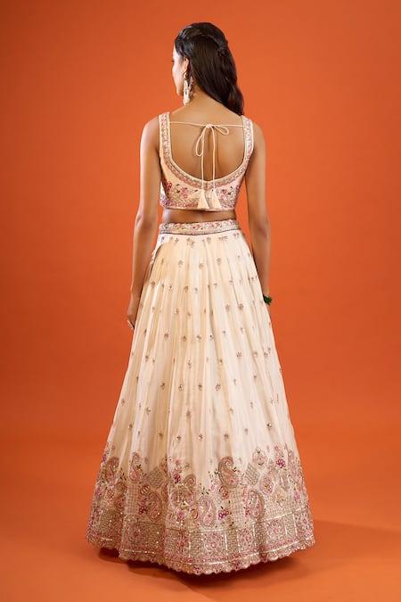Samyukta Singhania Paisley Embroidered Lehenga Set 
