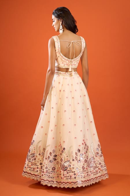 Samyukta Singhania Sequin Embroidered Lehenga Set 