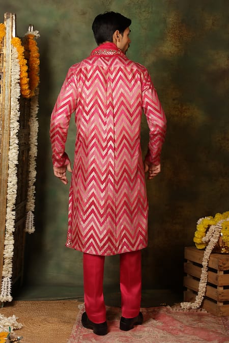 Archana Kochhar Rani Pink Rangmanch Kurta Set 