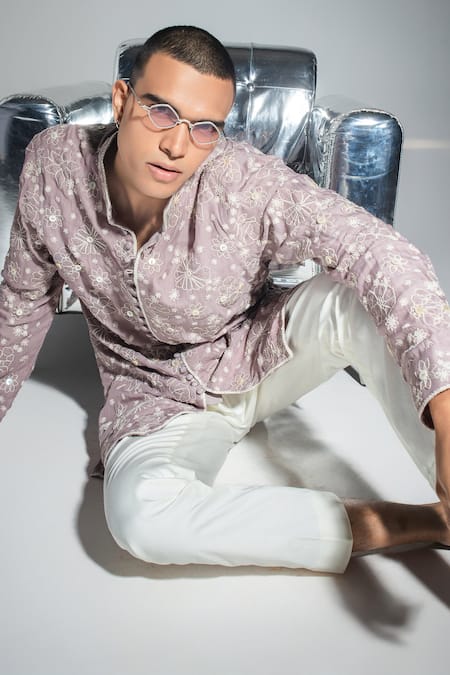 Arjan Dugal Embroidered Kurta & Pant Set 