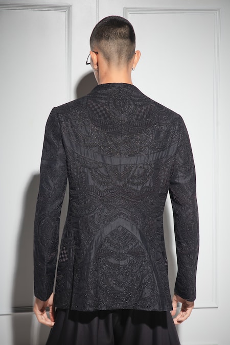 Arjan Dugal Dori Work Bandhgala Set 