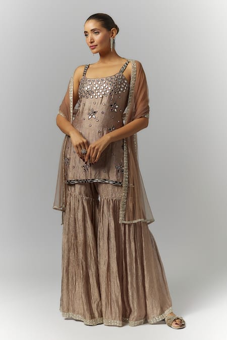 Essay By Sumedha Agrawal Mirror Work Kurta Set 