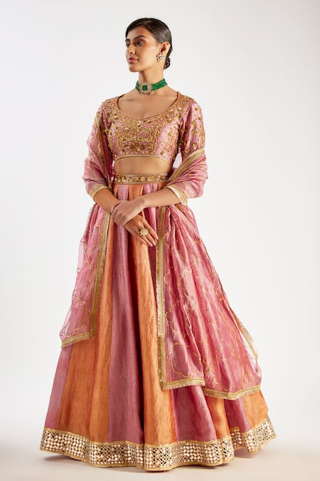 Essay By Sumedha Agrawal Embroidered Lehenga Set 