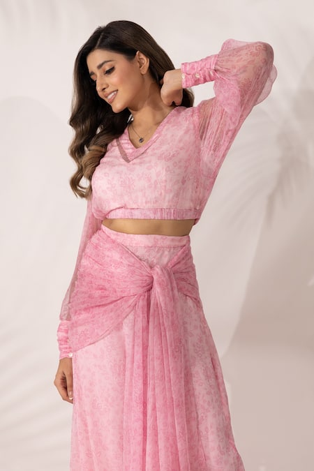 Essay By Sumedha Agrawal Printed Top & Pant Set 