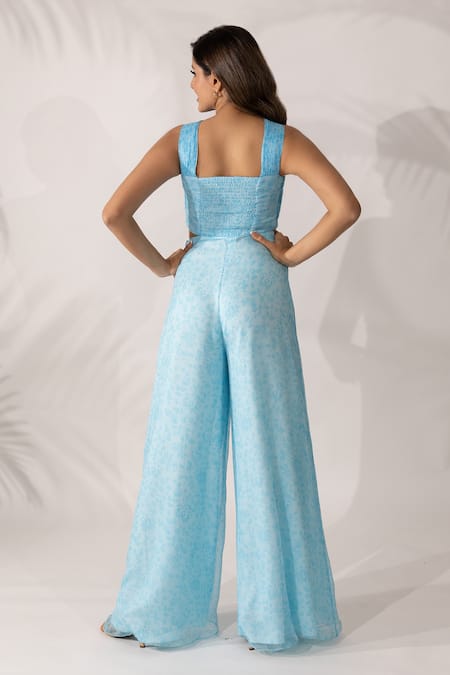 Essay By Sumedha Agrawal Floral Print Top & Pant Set 