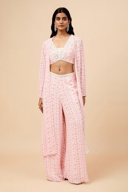 Essay By Sumedha Agrawal Printed Jacket Set 