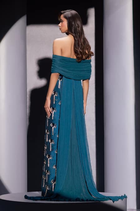 Karn Malhotra Soraya Crystal Embellished Gown 
