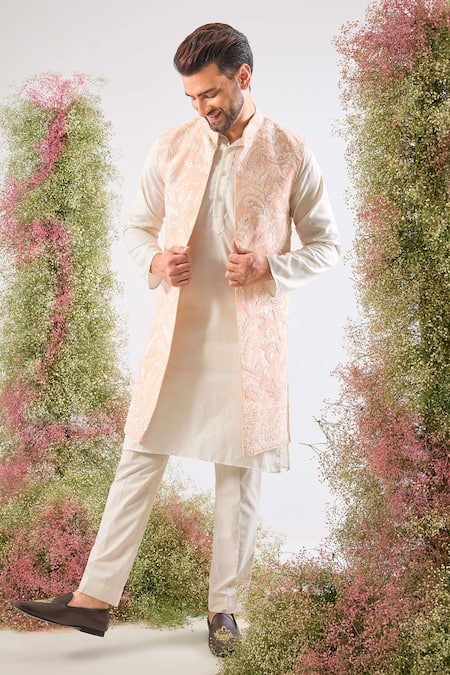 Kasbah Hind Floral Embellished Nehru Jacket 