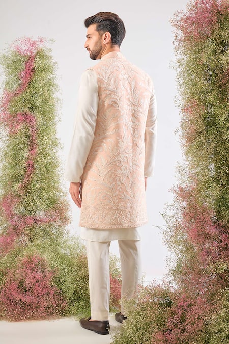 Kasbah Hind Floral Embellished Nehru Jacket 