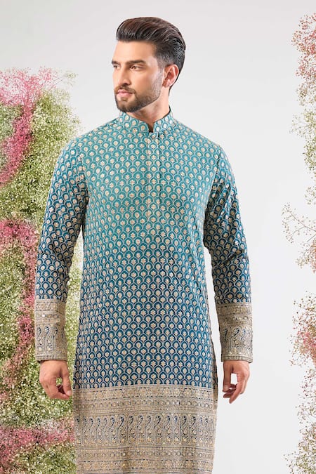 Kasbah Ombre Embroidered Kurta 