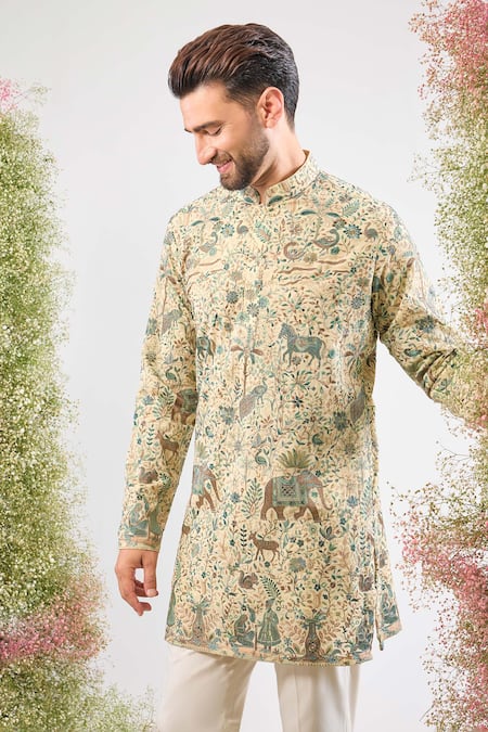 Kasbah Kashmiri Embroidered Short Kurta I 