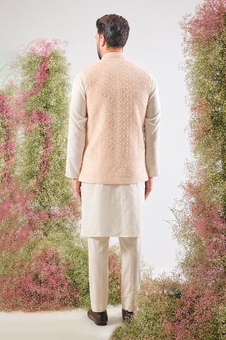 Kasbah Handwork Embroidered Nehru Jacket 