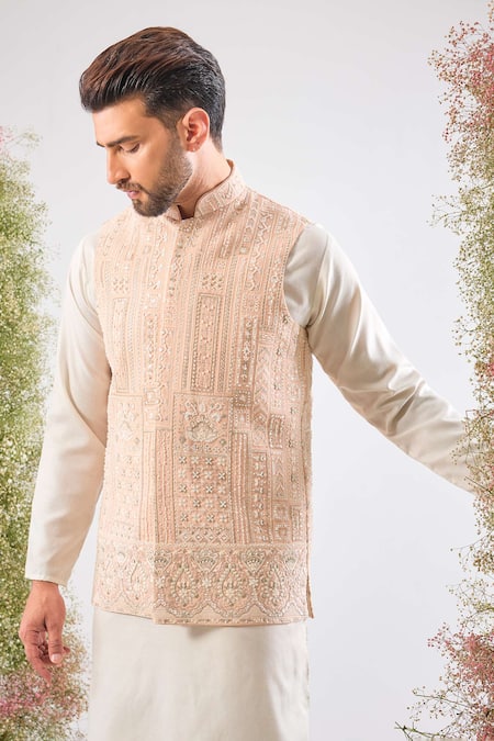 Kasbah Hand Work Nehru Jacket  