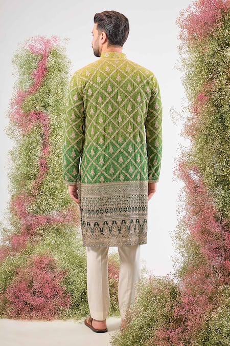 Kasbah Bandhani Print Georgette Kurta  