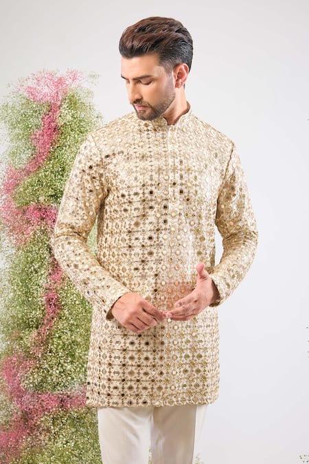 Kasbah Mirror Work Georgette Kurta 