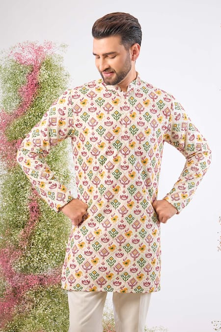 Kasbah Phulkari Embroidered Kurta 