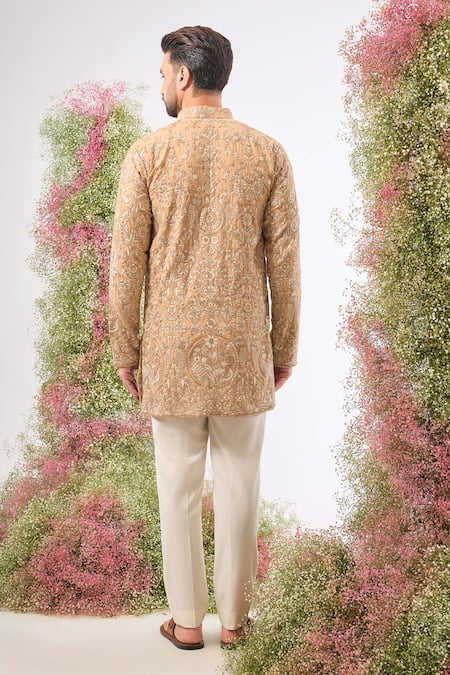 Kasbah Zari Sequin Embroidered Kurta 