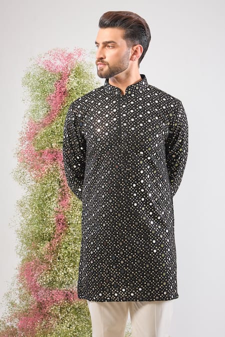 Kasbah Mirror Work Short Kurta 