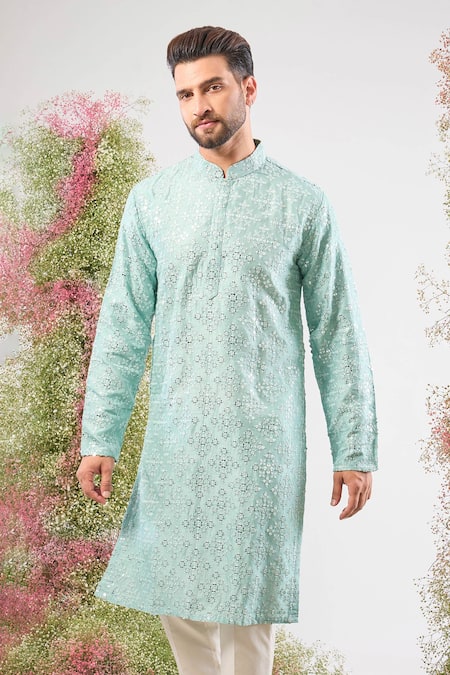 Kasbah Mirror Sequin Work Kurta 