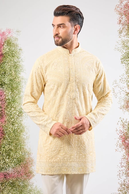 Kasbah Chikankari Embroidered Kurta 