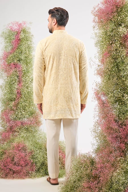 Kasbah Chikankari Embroidered Kurta 
