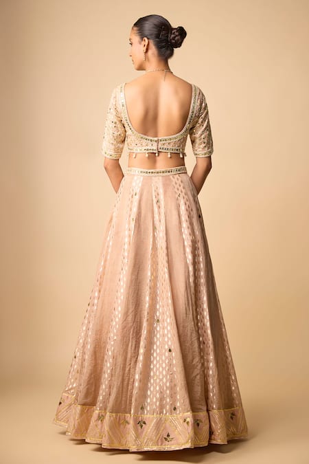 Neha Khullar Mirror Work Lehenga Set 