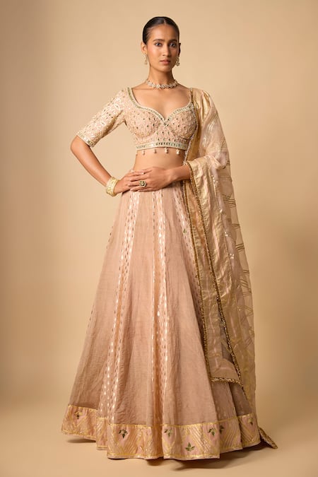 Neha Khullar Mirror Work Lehenga Set 