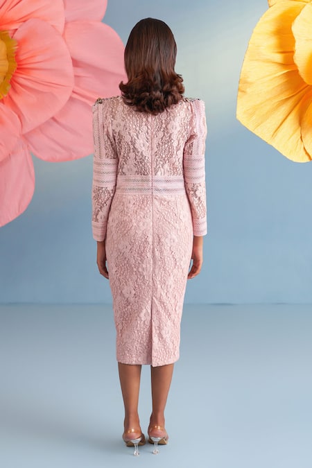 Parul And Preyanka Pink Blaire Dress 