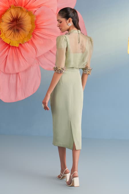 Parul And Preyanka Daphne Embroidered Top Skirt Set 