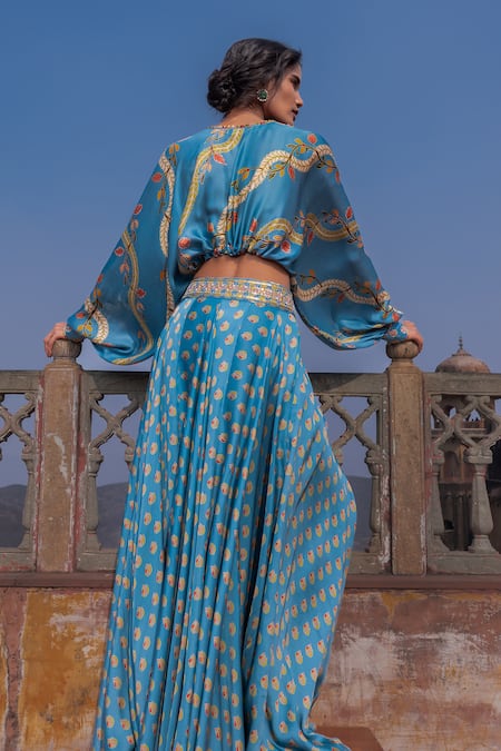 Punit Balana Kumari Printed Lehenga With Top 