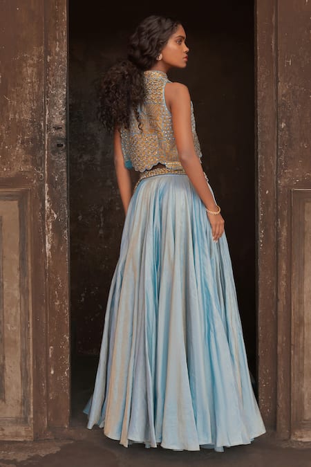 Punit Balana Artistic Coin Top & Skirt Set 