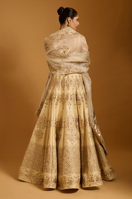 Siddartha Tytler Sequin Embroidered Lehenga Set 