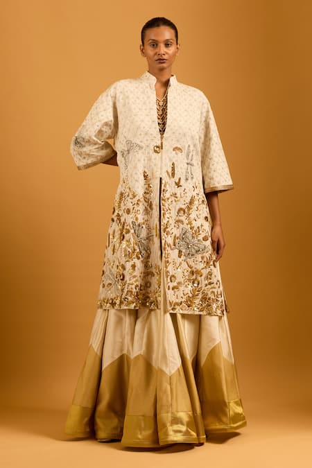 Siddartha Tytler Floral Embroidered Jacket 