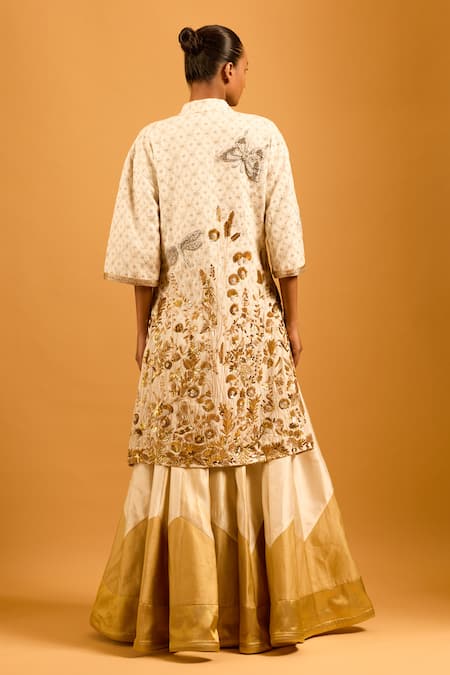 Siddartha Tytler Floral Embroidered Jacket 