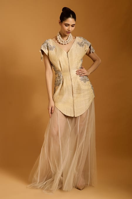 Siddartha Tytler Trifecta Quilted Pattern Jacket 