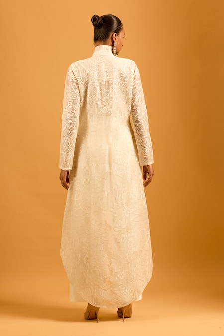 Siddartha Tytler Trifecta Cascade Ruffled Shirt 