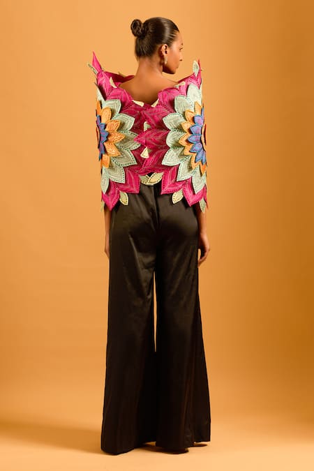 Siddartha Tytler Pleated Flared Pant