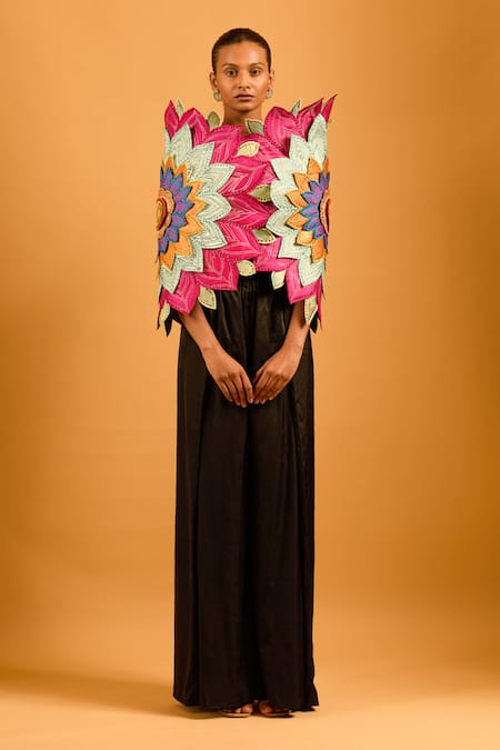 Siddartha Tytler Pleated Flared Pant