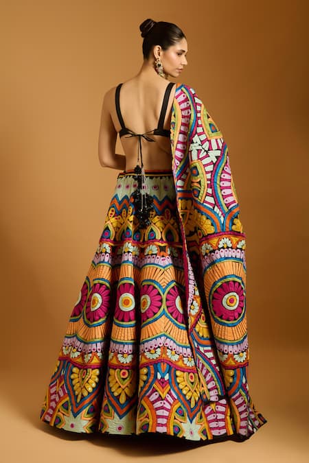 Siddartha Tytler Mandala Pattern Lehenga Set