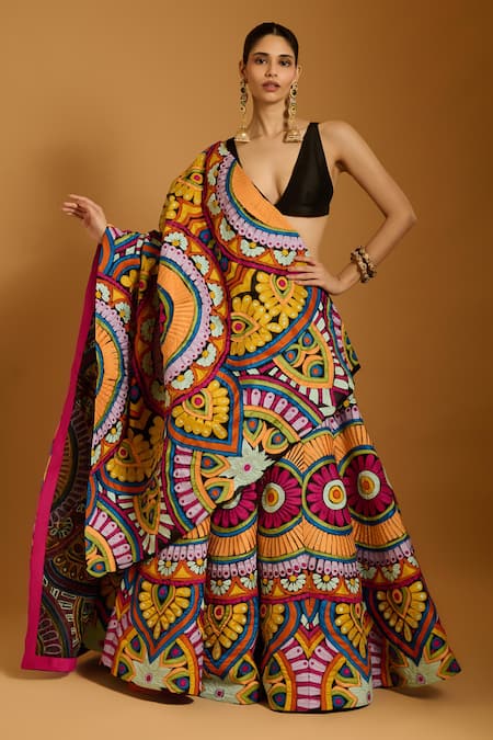 Siddartha Tytler Mandala Pattern Lehenga Set