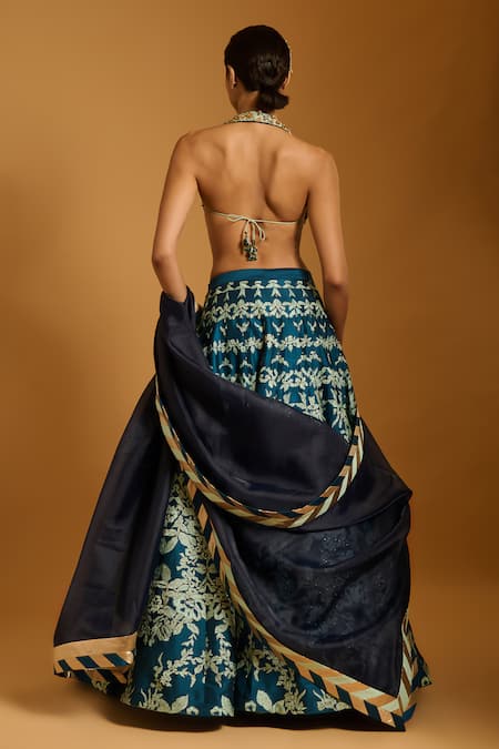 Siddartha Tytler Threadwork Embroidered Lehenga Set