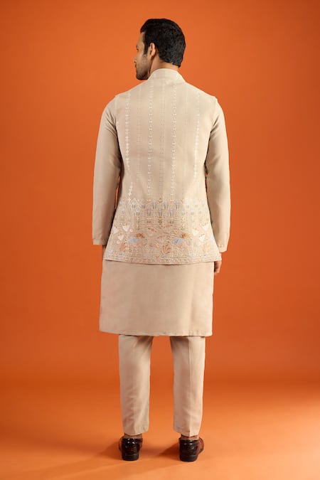 Arihant Rai Sinha Sleeveless Bundi Kurta Set 