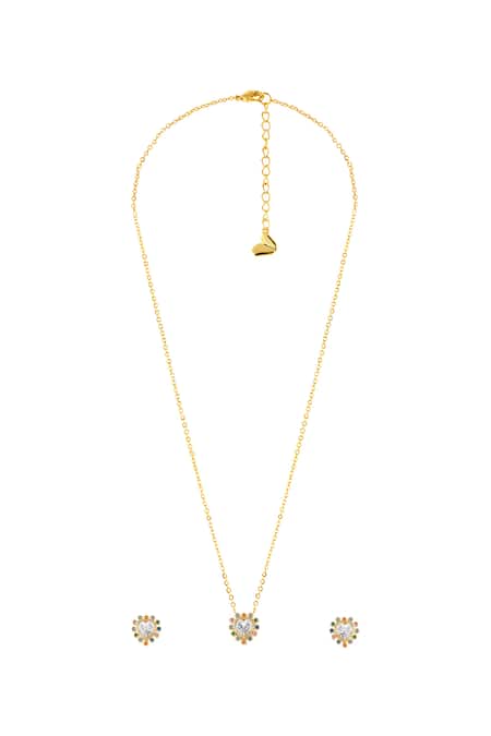 Isharya I Heart Necklace Set 