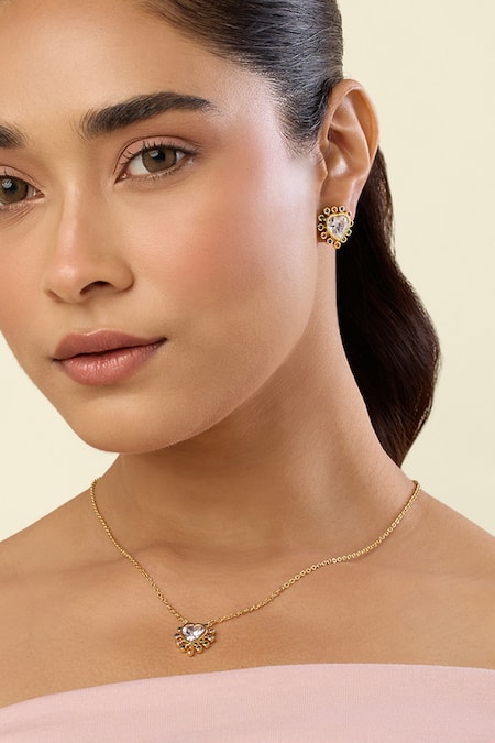 Isharya I Heart Necklace Set 