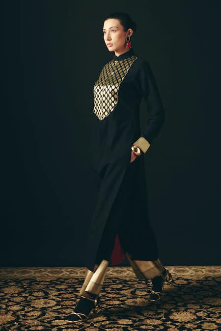 Shimona Woven Bodice Tunic & Pant Set 